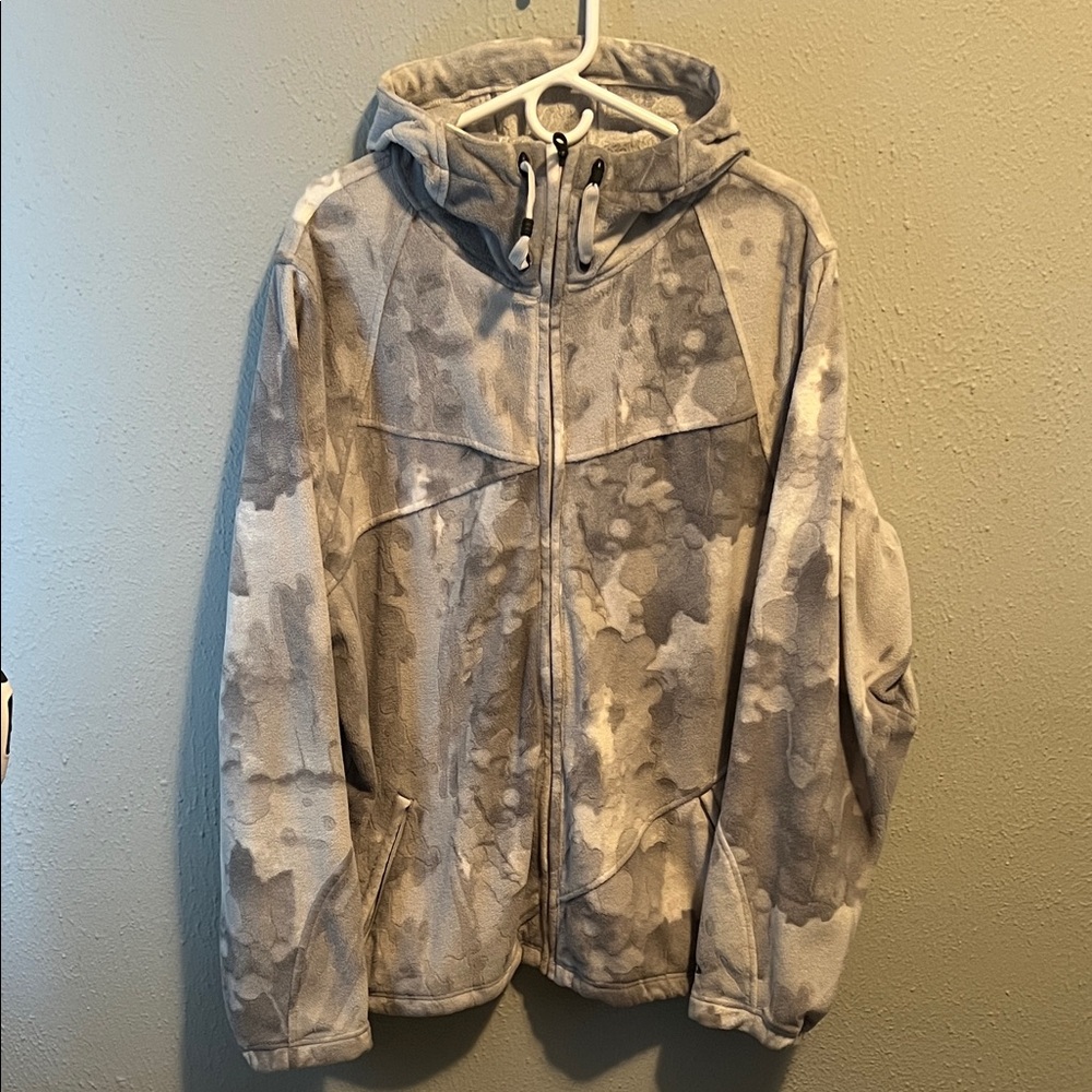 Vintage Oakley Icon Snow Camo Fleece Jacket